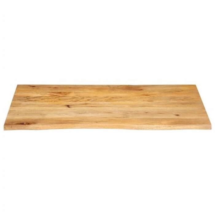 Vidaxl Massive Mangoholz Tischplatte, Naturkante, 110x60cm - bis zu 35% Rabatt