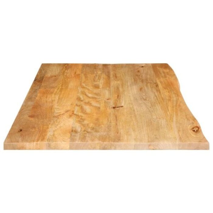 Vidaxl Massive Mangoholz Tischplatte, Naturkante, 110x60cm - bis zu 35% Rabatt