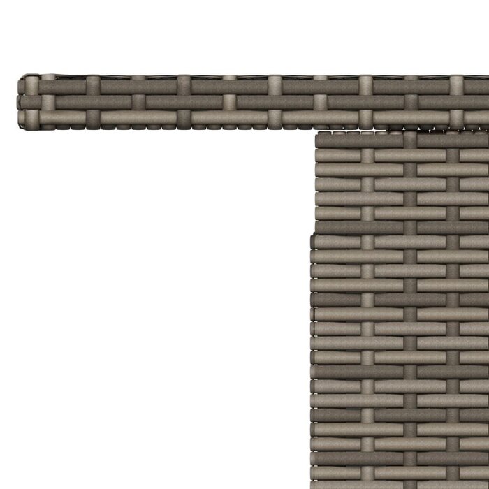 Vidaxl Flexibler Gartentisch 100x55cm aus Rattan & Akazie - bis zu 34% sparen!