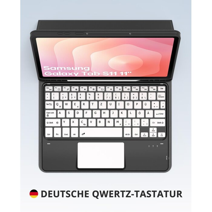 Tastatur-Hülle für Galaxy Tab S9 FE/S9 mit Touchpad & RGB - Bis zu 27% sparen