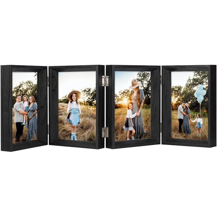 Dreifacher Fotorahmen 13x18 cm, MDF Braun, klappbar - bis zu 31% sparen