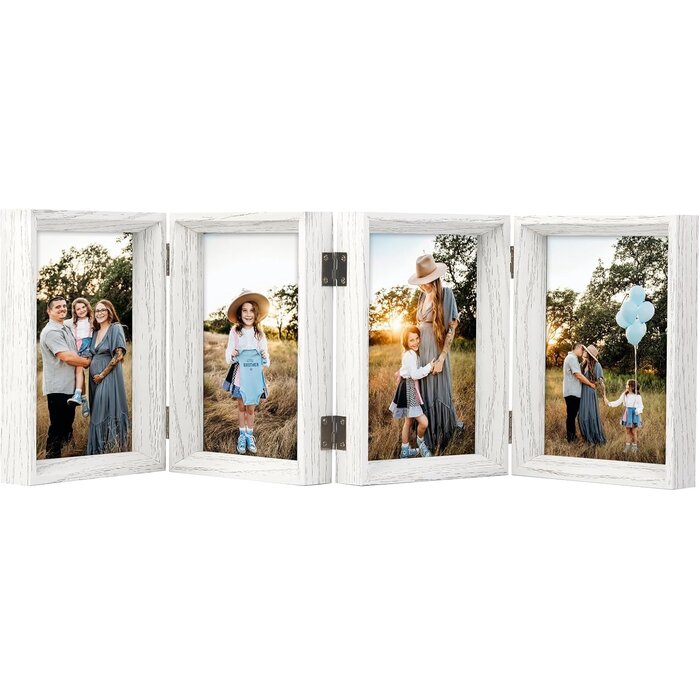 Dreifacher Fotorahmen 13x18 cm, MDF Braun, klappbar - bis zu 31% sparen