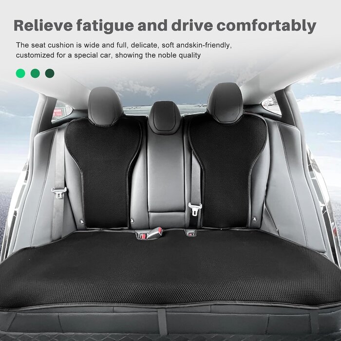 Premium Sitzauflage für Tesla Model 3 2024 - Eisseide - bis zu 28% Rabatt