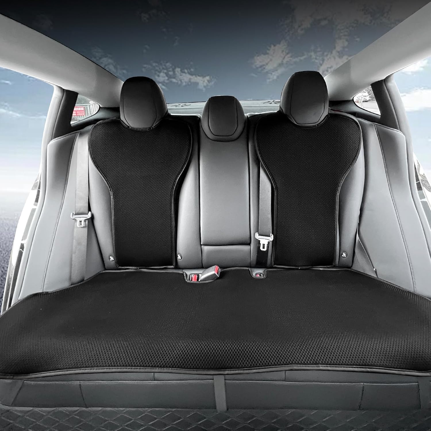 Premium Sitzauflage für Tesla Model 3 2024 - Eisseide - bis zu 28% Rabatt