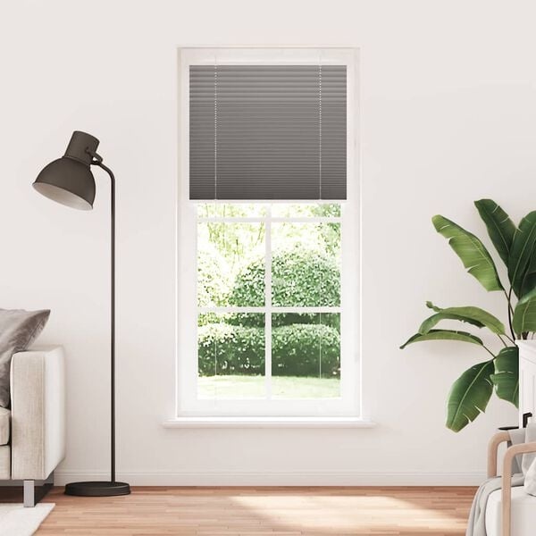 Vidaxl Plisseerollo 95x200 cm in Anthrazit - Sichtschutz - jetzt bis zu 31% reduziert