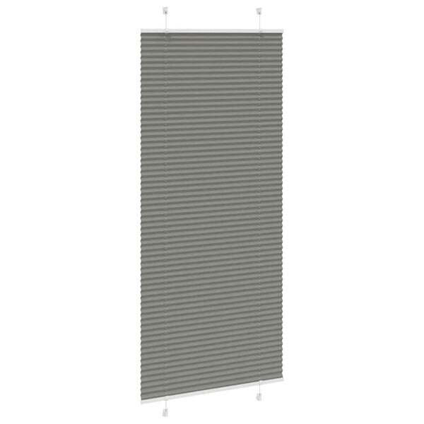 Vidaxl Plisseerollo 95x200 cm in Anthrazit - Sichtschutz - jetzt bis zu 31% reduziert
