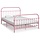Metallbettgestell Rosa 120x200 cm - Stilvolles Einzelbett bis zu 35% Rabatt