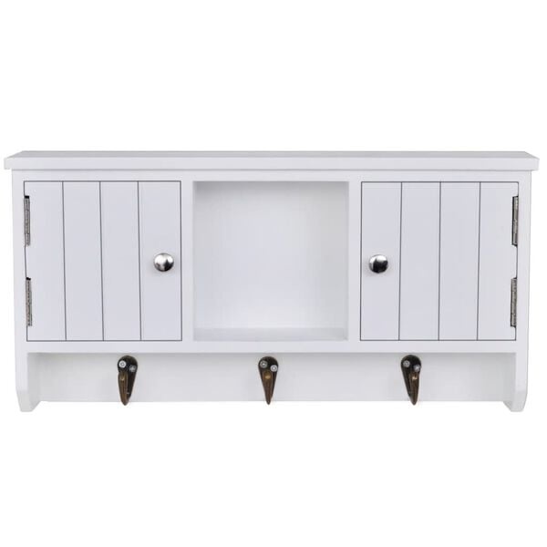 Vidaxl Wandschrank für Schlüssel & Schmuck - Weiß - Bis zu 32% Rabatt im Outlet