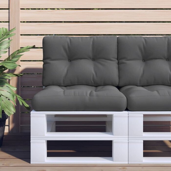 Vidaxl Palettenkissen Set 60x60 cm, Anthrazit - bis zu 33% reduziert