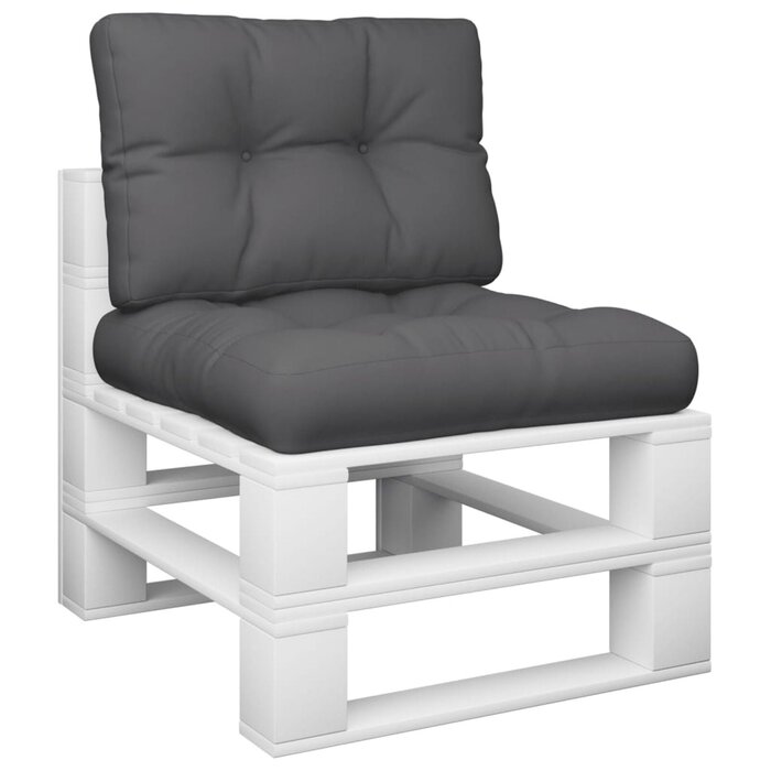 Vidaxl Palettenkissen Set 60x60 cm, Anthrazit - bis zu 33% reduziert
