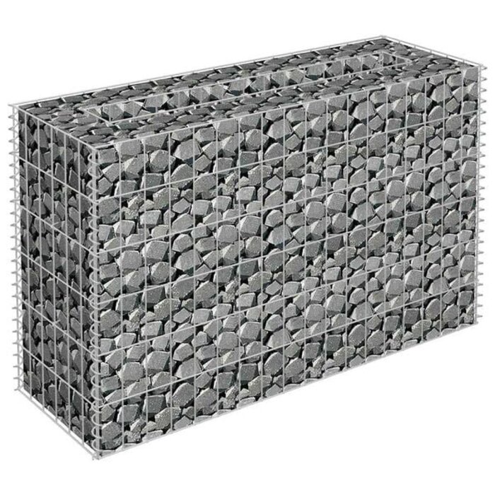 Vidaxl Gabionen-Pflanzkasten 90x30x60 cm - Verzinkter Stahl - Jetzt bis zu 33% sparen