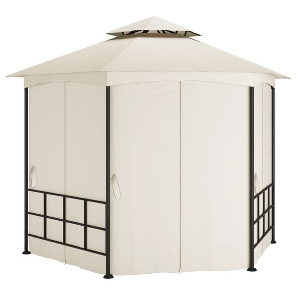 Vidaxl Gartenpavillon 3,1x2,7 m, Crème - jetzt bis zu 35% reduziert