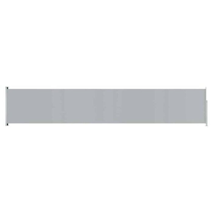 Vidaxl Seitenmarkise 117 x 600 cm Grau - Sichtschutz für Garten - bis zu 33% Rabatt