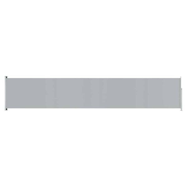 Vidaxl Seitenmarkise 117 x 600 cm Grau - Sichtschutz für Garten - bis zu 33% Rabatt