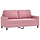 2-Sitzer Sofa in Rosa, 140 cm - Samtsofa mit bis zu 35% Rabatt