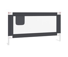 Vidaxl Bettgitter für Kleinkinder 160x25 cm - Dunkelgrau - 54% Rabatt