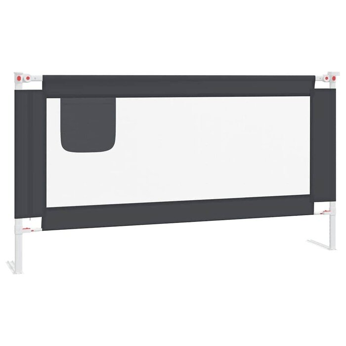 Vidaxl Bettgitter für Kleinkinder 160x25cm in Dunkelgrau - bis zu 33% reduziert