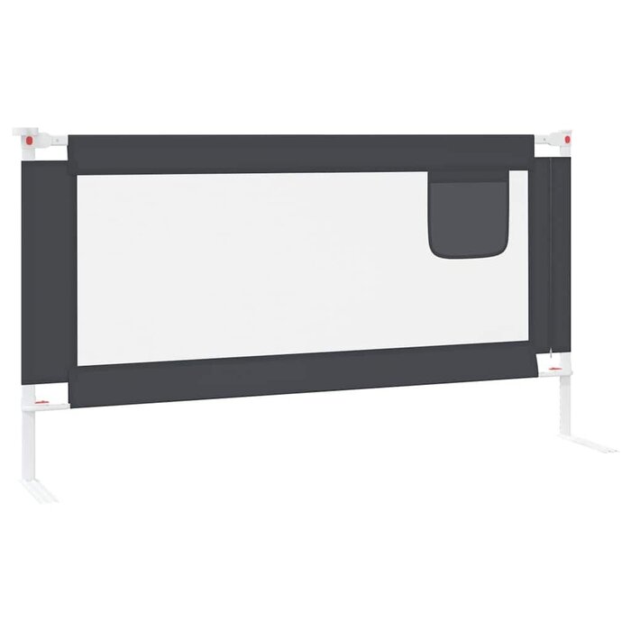Vidaxl Bettgitter für Kleinkinder 160x25cm in Dunkelgrau - bis zu 33% reduziert
