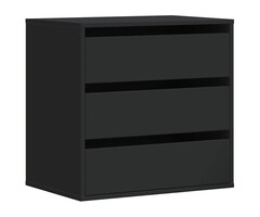 Vidaxl Schubladenkommode Schwarz 60x41x58 cm - 56% Rabatt