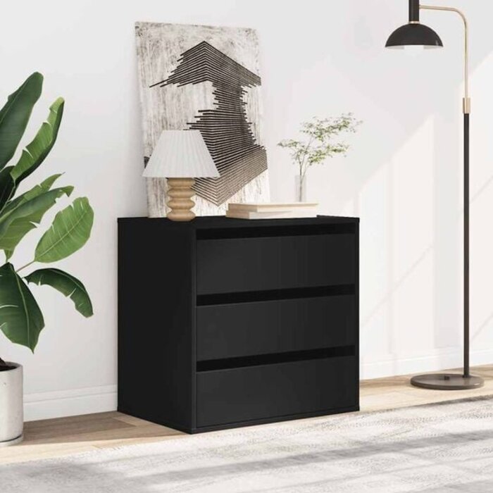 Vidaxl Schubladenkommode in Schwarz - 60x41x58 cm - bis zu 35% Rabatt