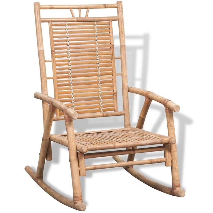 Vidaxl Bambus-Schaukelstuhl für Garten & Terrasse - Bis zu 34% Rabatt