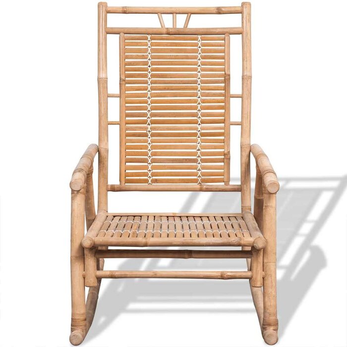 Vidaxl Bambus-Schaukelstuhl für Garten & Terrasse - Bis zu 34% Rabatt