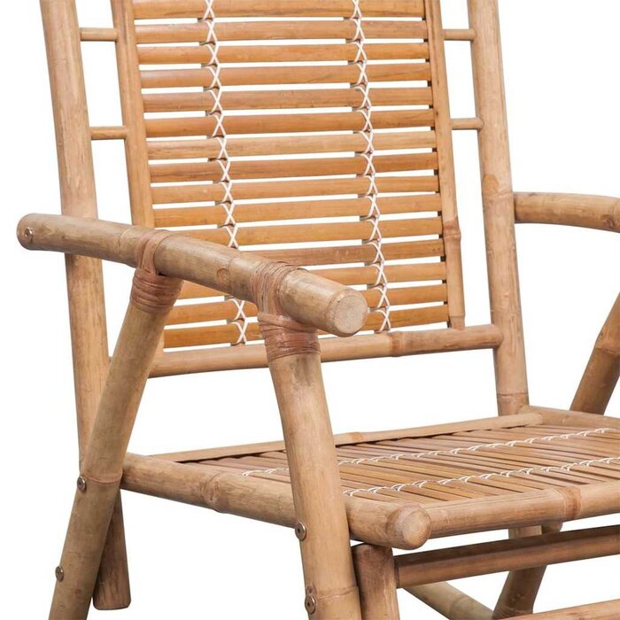 Vidaxl Bambus-Schaukelstuhl für Garten & Terrasse - Bis zu 34% Rabatt