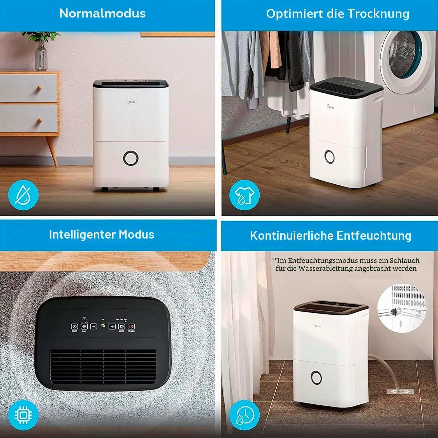 Leistungsstarker Luftentfeuchter bis 20L/Tag - Sparen Sie bis zu 35%