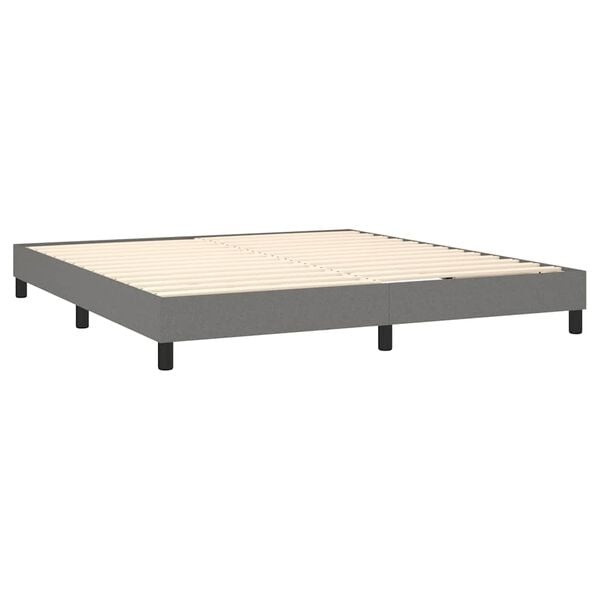 Vidaxl Bettrahmen 180x200 cm Dunkelgrau - Jetzt bis zu 34% Rabatt sichern
