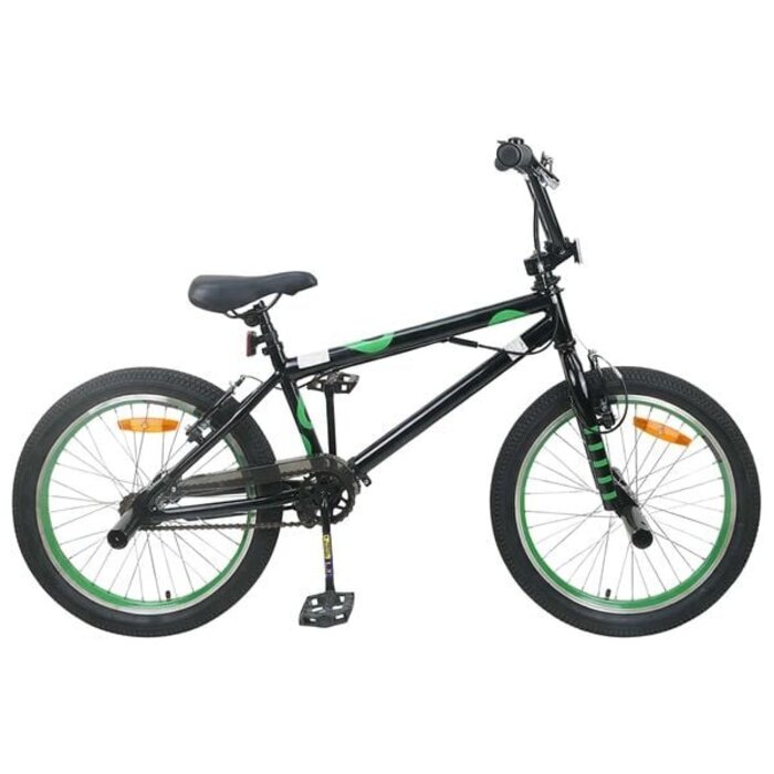 Vidaxl 20 Zoll BMX-Fahrrad für Kinder - Schwarz, stabil & bis zu 35% reduziert