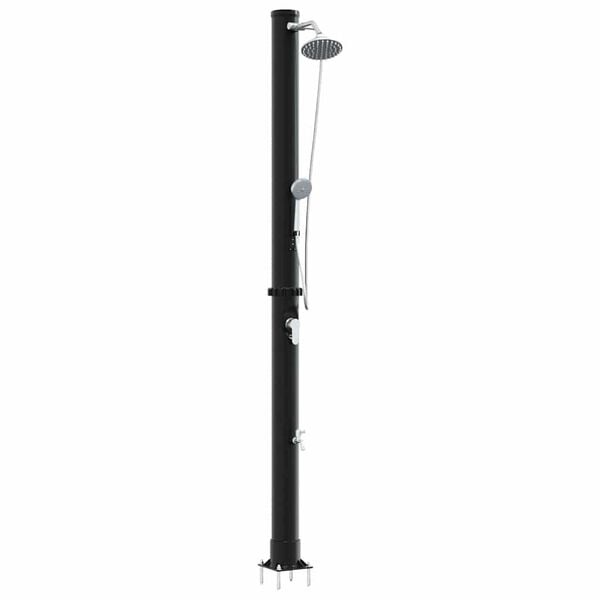 Vidaxl Solardusche 20 l aus PVC & Aluminium - Schwarz - bis zu 35% Rabatt