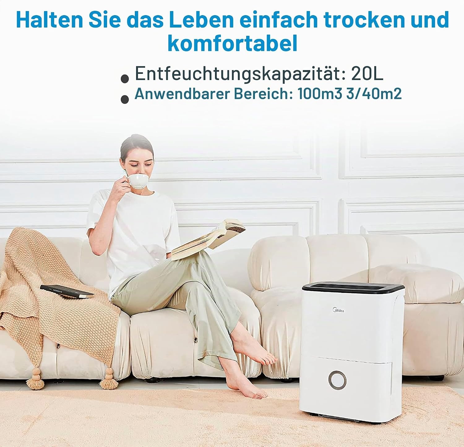 Leistungsstarker Luftentfeuchter 20L - Sparen Sie bis zu 35% im Outlet