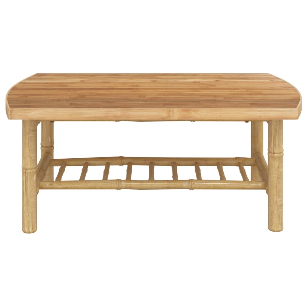 Vidaxl Bambus Gartentisch 90x55x37 cm - Natürliches Design - bis zu 34% sparen