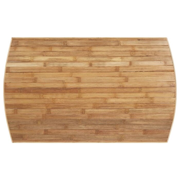 Vidaxl Bambus Gartentisch 90x55x37 cm - Natürliches Design - bis zu 34% sparen