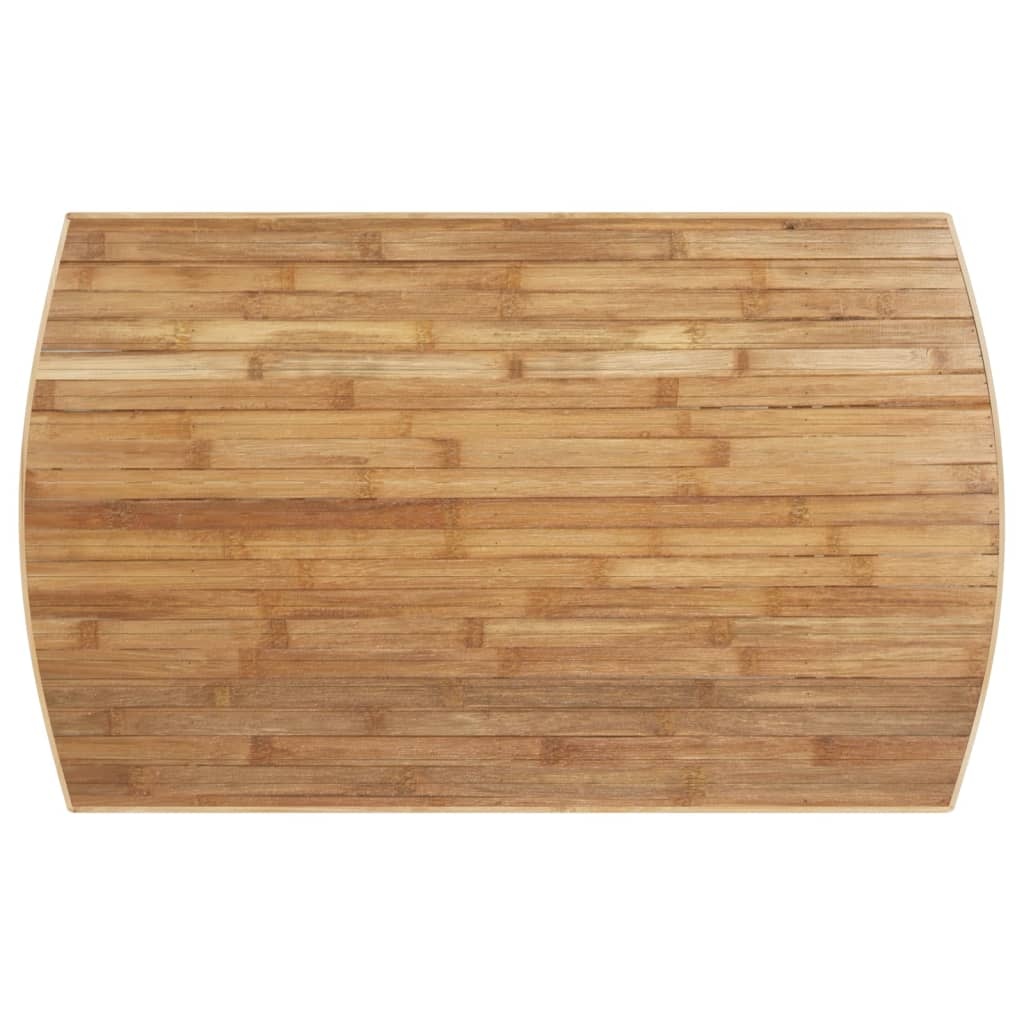 Vidaxl Bambus Gartentisch 90x55x37 cm - Natürliches Design - bis zu 34% sparen