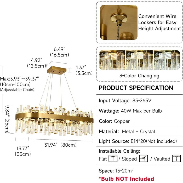Luxus Kristall-Kronleuchter Gold Rund 80cm - Outlet bis zu 35% Rabatt