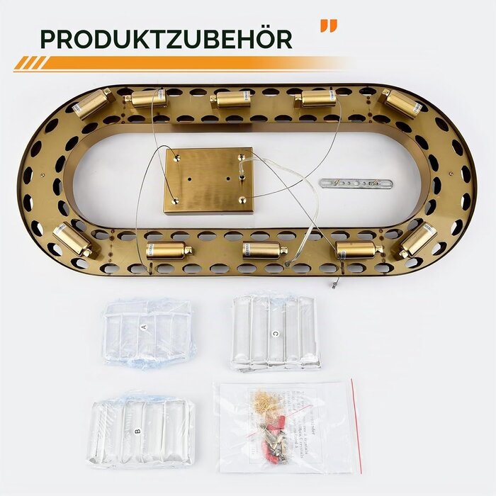 Luxus Kristall-Kronleuchter Gold Rund 80cm - Outlet bis zu 35% Rabatt