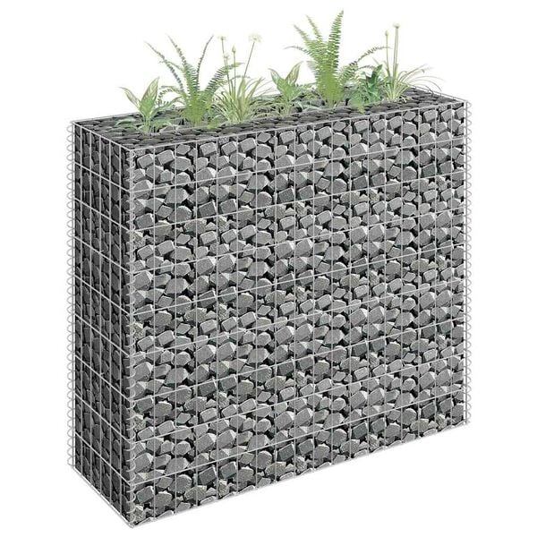 Vidaxl Gabionen-Pflanzkasten 90x30x90 cm, verzinkt - jetzt bis zu 34% günstiger