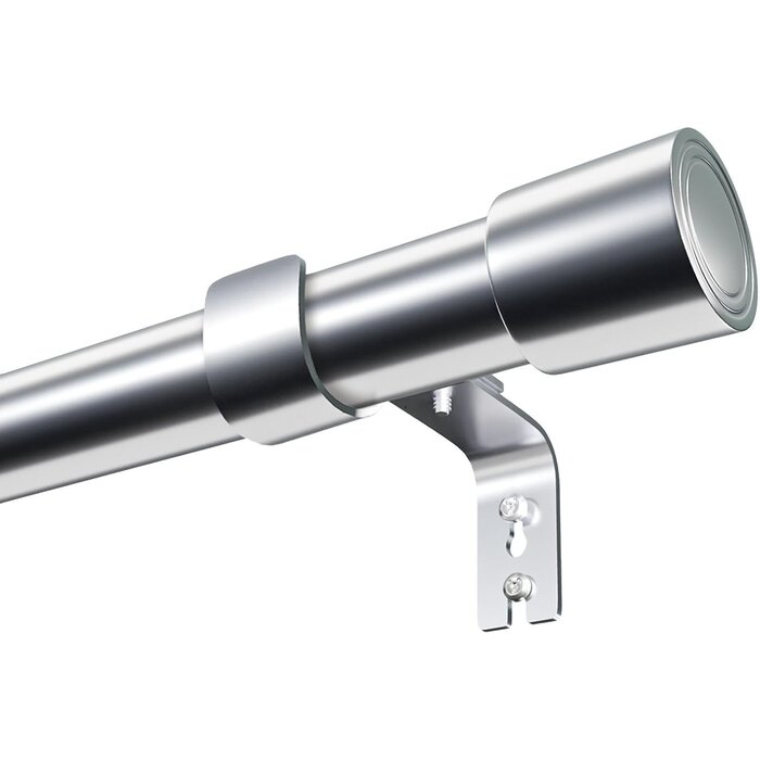 Teleskop-Gardinenstange 280-420 cm aus Edelstahl - bis zu 32% günstiger