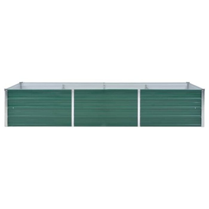 Vidaxl XL Hochbeet 240x80x45cm aus Stahl in Grün - bis zu 34% günstiger