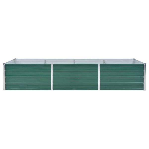Vidaxl XL Hochbeet 240x80x45cm aus Stahl in Grün - bis zu 34% günstiger