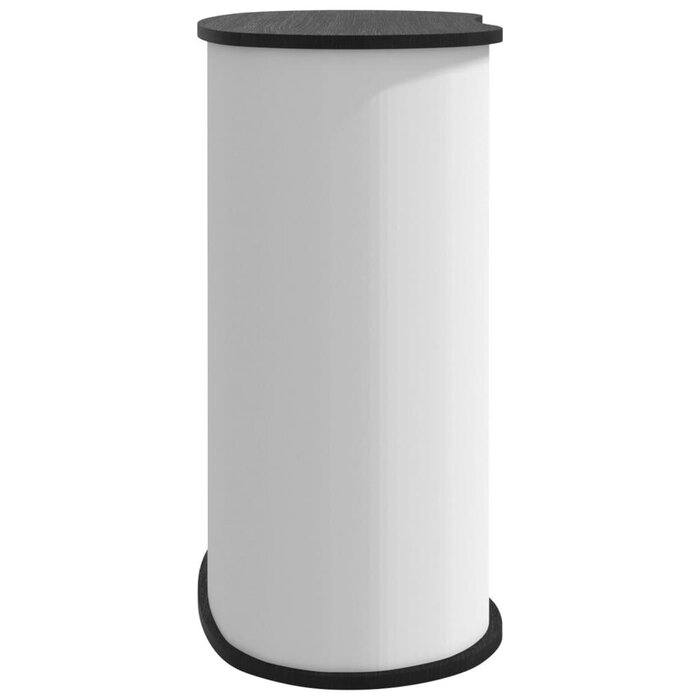 Vidaxl Klappbare Messetheke 90x48x93 cm Schwarz/Weiß - Outlet mit bis zu 34% Rabatt