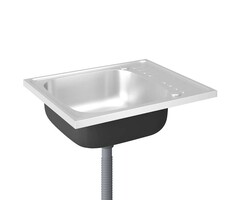 Vidaxl Küchenspüle Edelstahl 600x500mm - 56% Rabatt - Umkehrbar & Robust