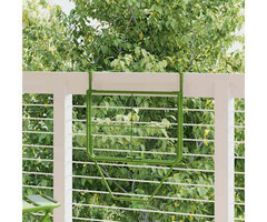 Vidaxl Balkontisch aus Stahl 60x40 cm in Grün - 54% Rabatt