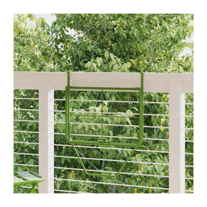 Vidaxl Klappbarer Balkontisch Stahl 60x40 cm Grün - Outlet sparen bis zu 33%