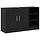 Badezimmerschrank in Schwarz-Eiche 90x29x55 cm - bis zu 34% Rabatt