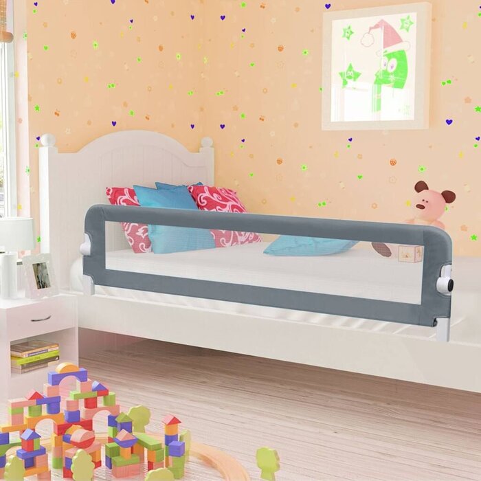Vidaxl Bettgitter für Kinder, 180x42 cm, Grau - bis zu 33% Rabatt
