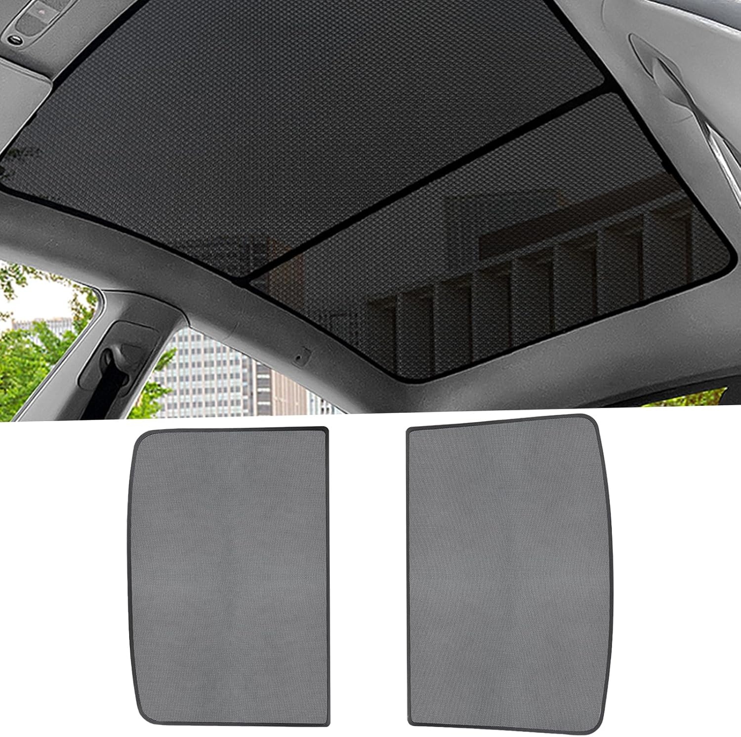 Sonnenschutz Panoramadach Tesla Model Y 2020-2024 - 44% Rabatt - 2-tlg. Set