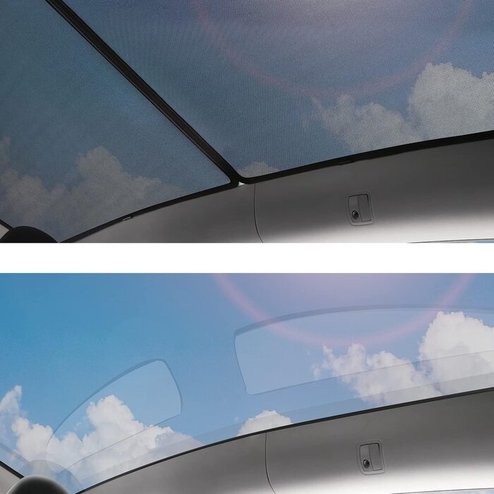 Sonnenschutz Panoramadach Tesla Model Y 2020-2024 - 44% Rabatt - 2-tlg. Set