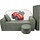 Kinderschlafsofa-Set Cars Grau - Mitwachsend bis 6 Jahre - bis zu 25% sparen